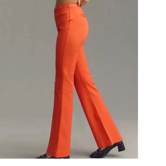 Anthropologie Pants - anthropologie MAEVE Stretch Bootcut Trouser SIZE 8 red new nwt